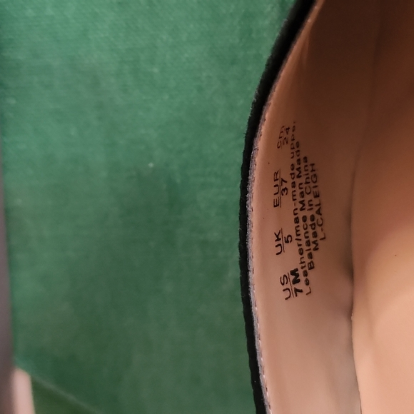 Franco Sarto Caleigh black leather slingbacks size 7-NWT - Picture 6 of 6